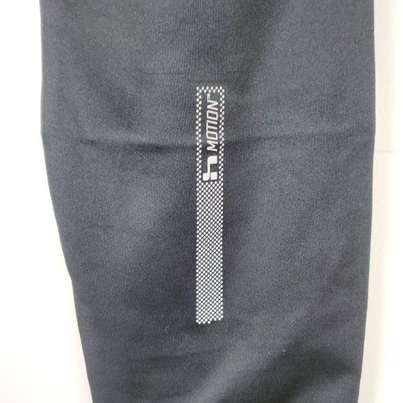 Hind H Motion Gray Black Reflect Strip Jogger Pants Leggings Women's Size Large - Picture 10 of 11